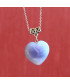 Pendentif Cœur en Dumortiérite