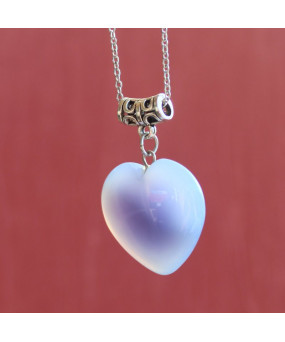 Pendentif Cœur en Dumortiérite