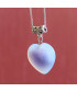 Pendentif Cœur en Dumortiérite