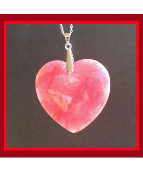 Pendentif Cœur en Jade