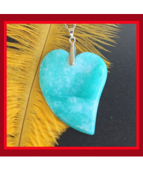 Pendentif Cœur en Jade