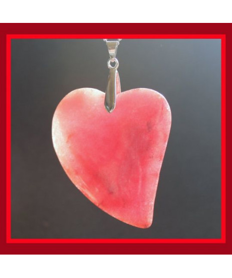 Pendentif Cœur en Jade