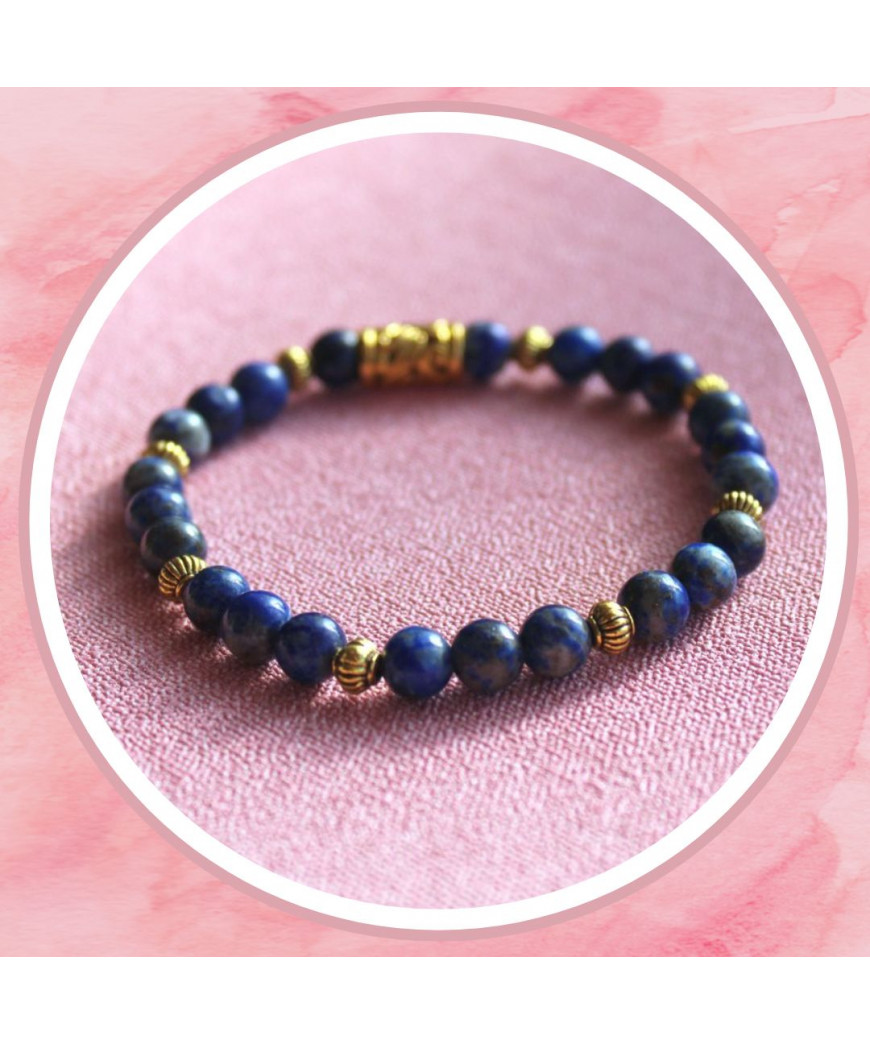 Bracelet  en Lapis Lazuli
