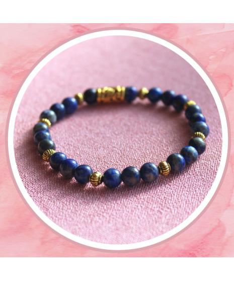 Bracelet  en Lapis Lazuli