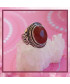 Bague rouge en Cornaline