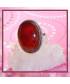 Bague rouge en Agate