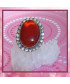 Bague rouge en Cornaline