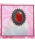 Bague rouge en Cornaline