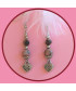 Boucles d'oreilles Cœurs en Rhodonite