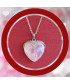 Pendentif Cœur en Quartz rose