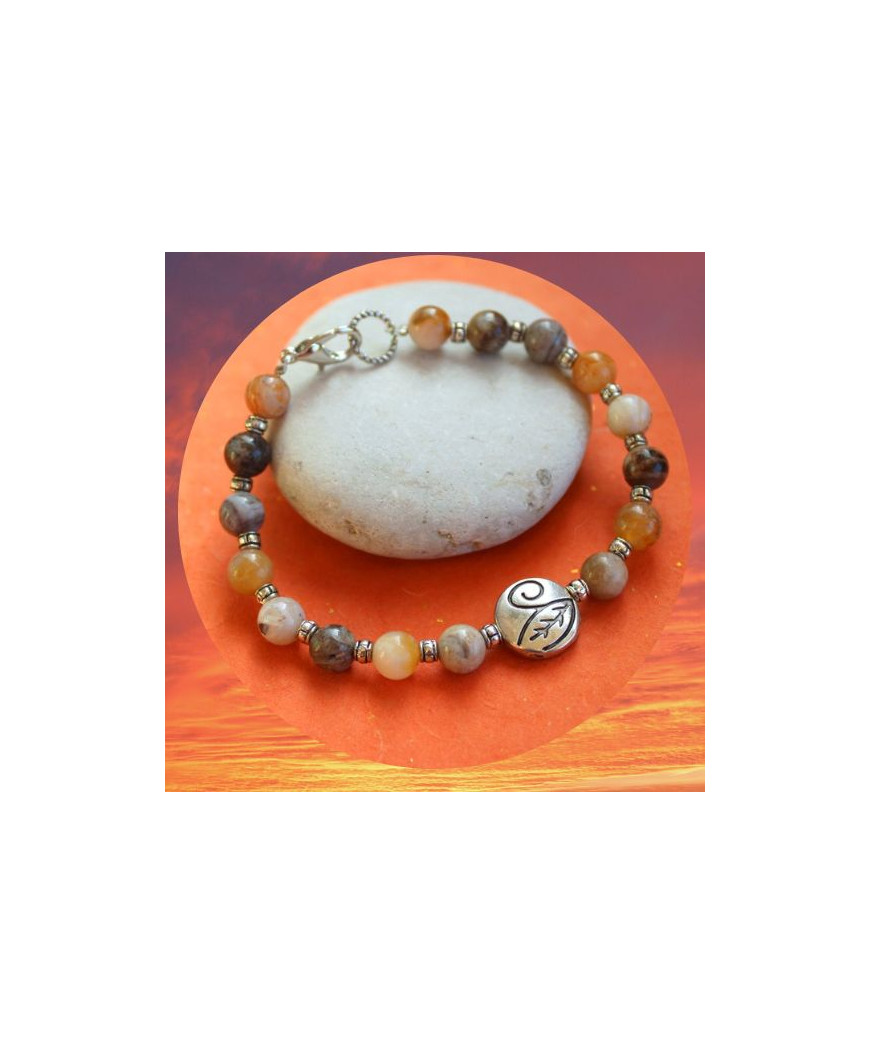 Bracelet en Agate bambou