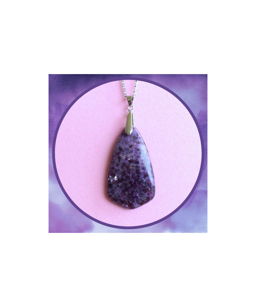 Pendentif en Lépidolite
