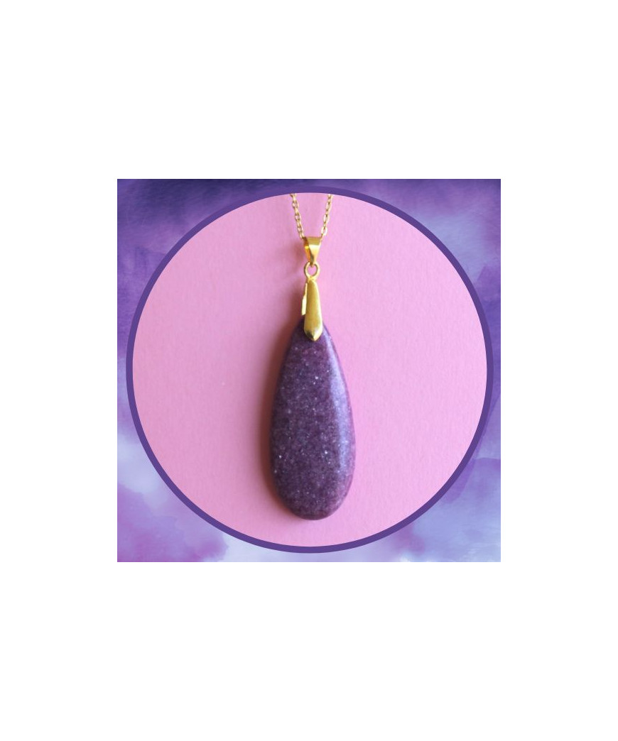 Pendentif en Lépidolite