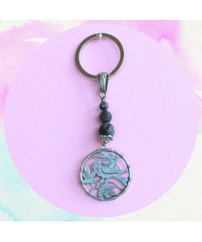 Porte-clefs en Labradorite