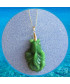 Pendentif Poisson en Jade vert