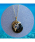 Pendentif Poisson en Agate noire
