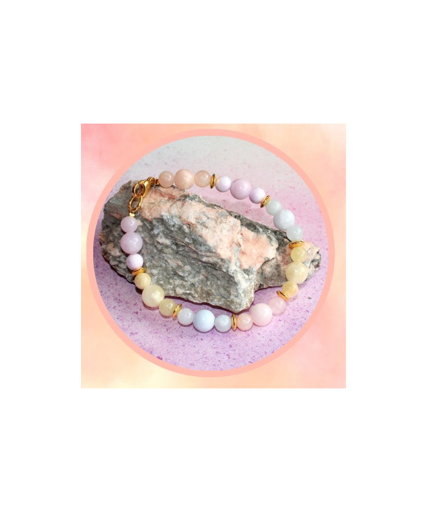 Bracelet en Morganite