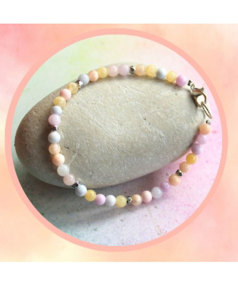 Bracelet en Morganite