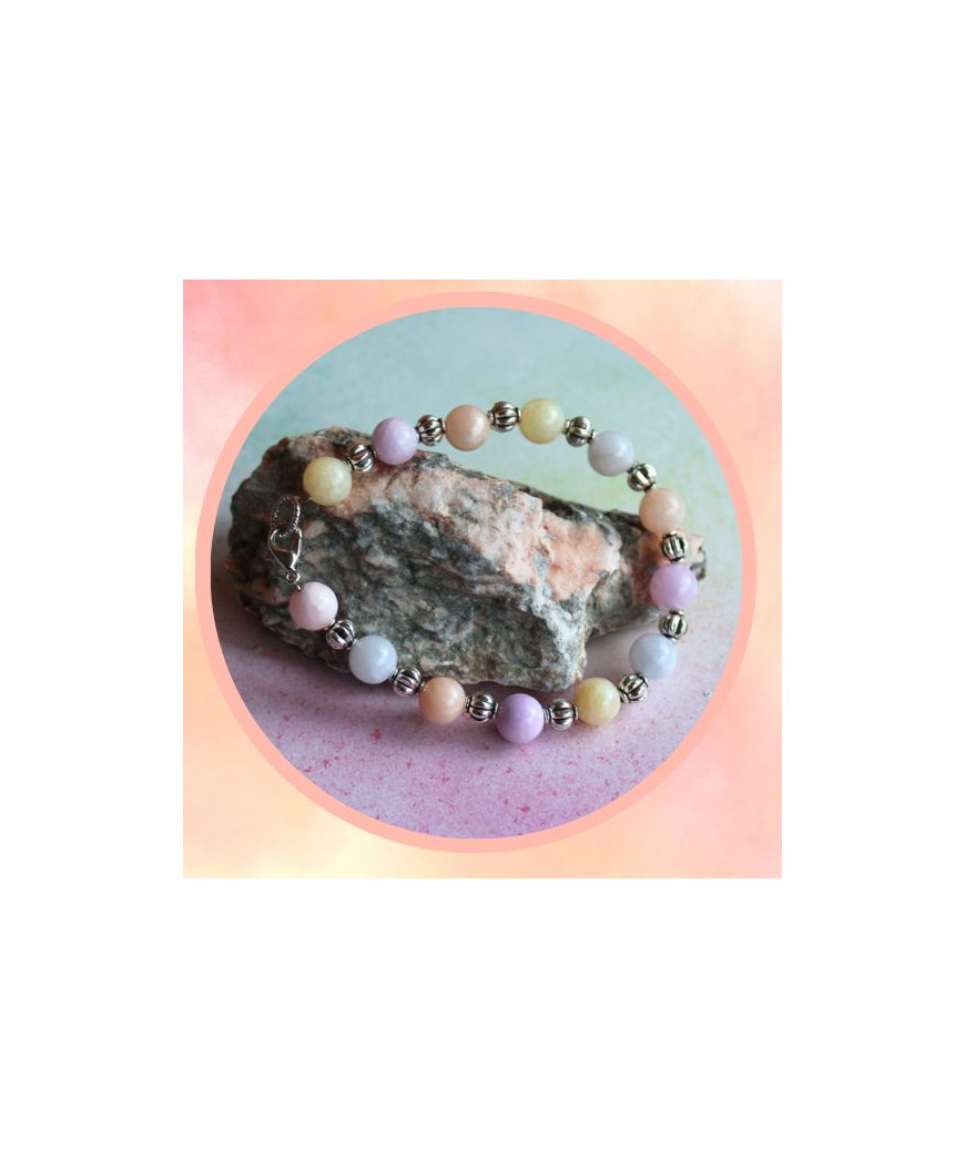 Bracelet en Morganite