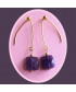 Boucles d'oreilles en Améthyste