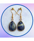 Boucles d'oreilles en Lapis Lazuli