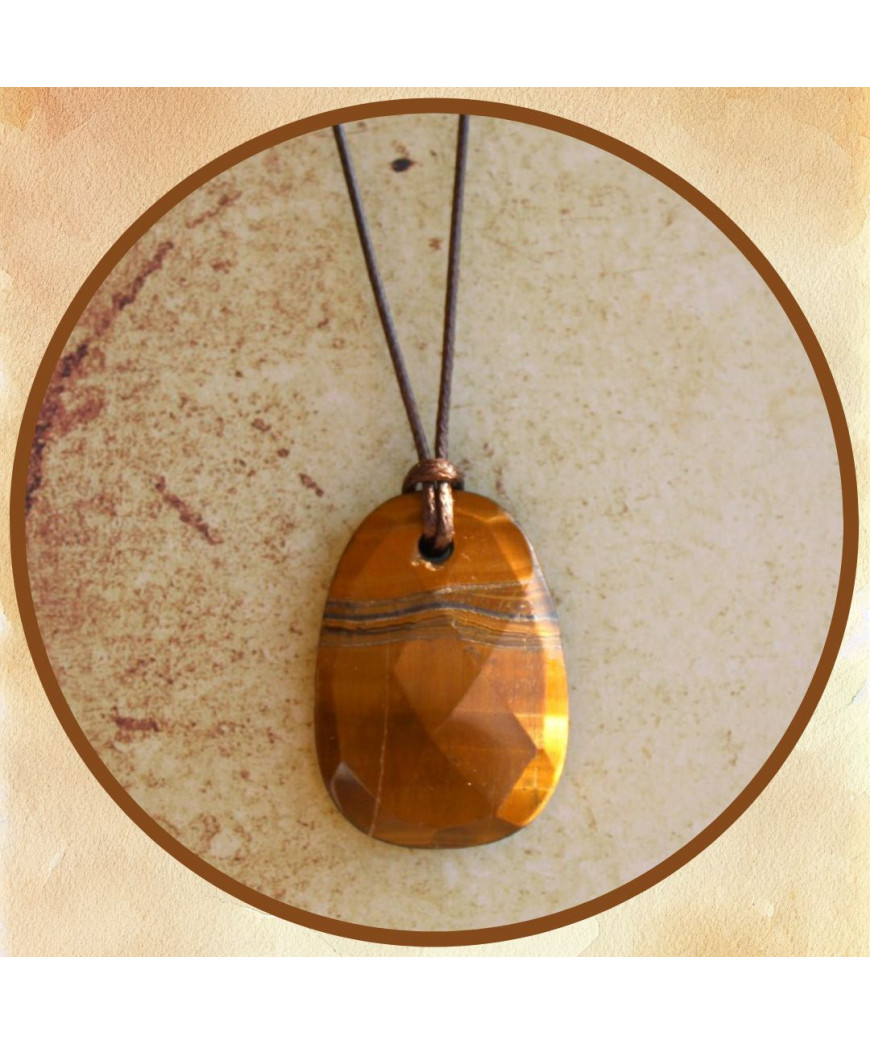 Pendentif en Œil de Tigre