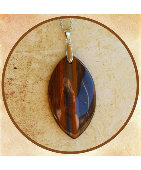 Pendentif en Œil de Tigre
