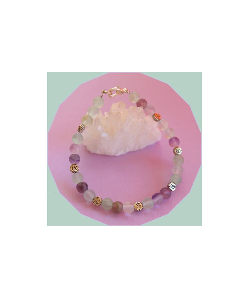 Bracelet en Fluorite