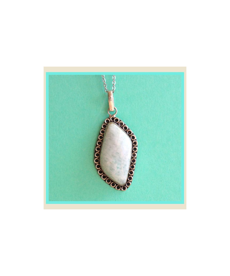 Pendentif en Amazonite