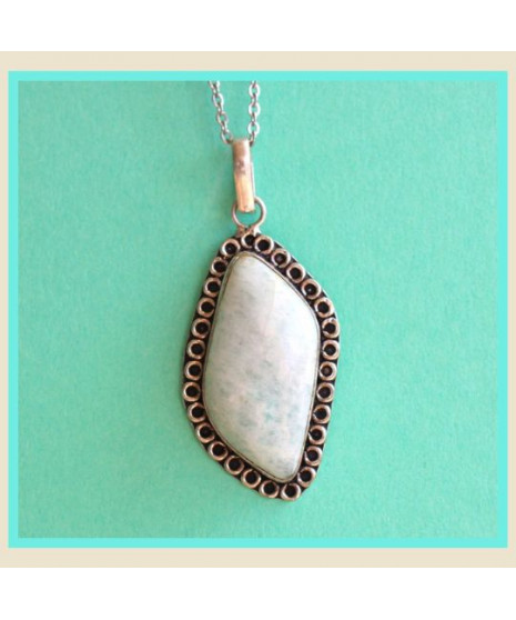 Pendentif en Amazonite