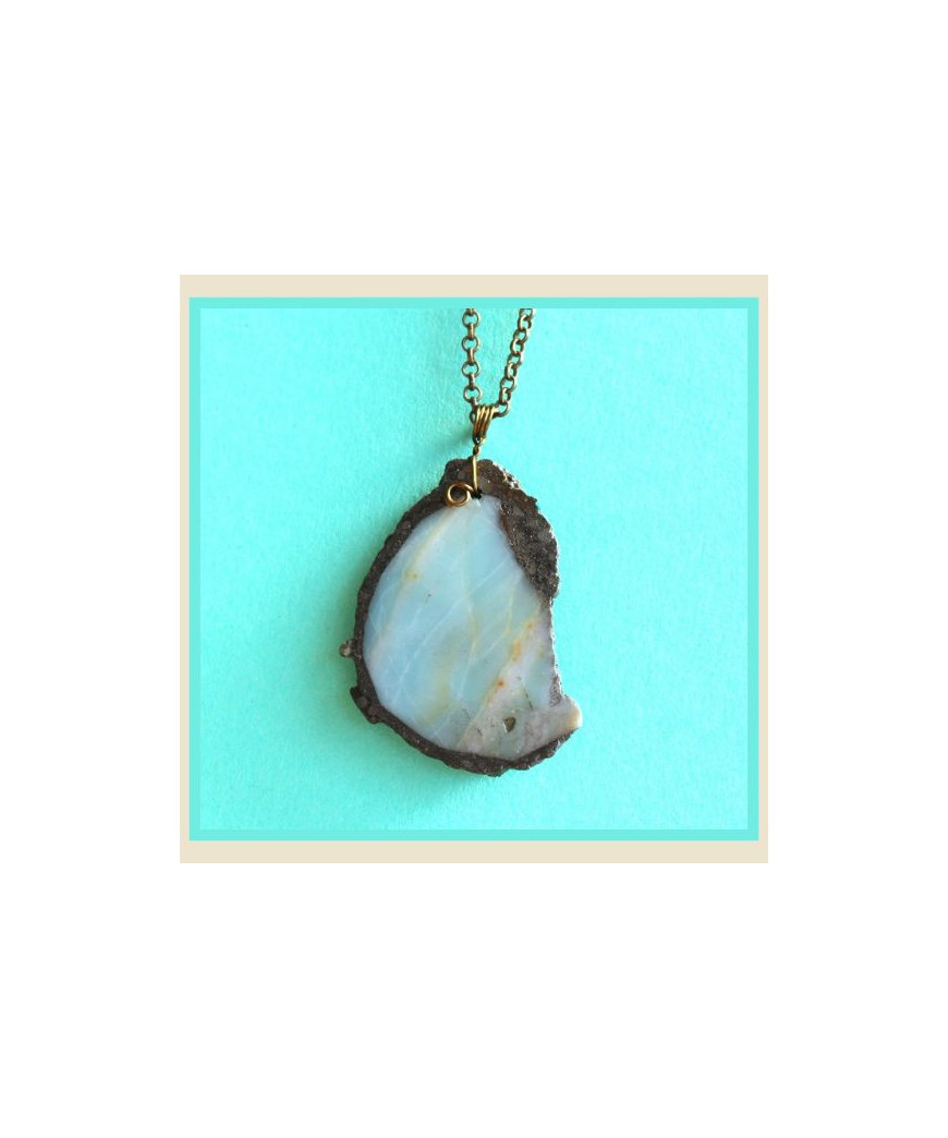 Pendentif en Amazonite
