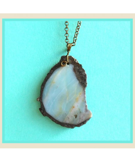 Pendentif en Amazonite