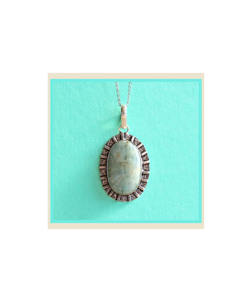 Pendentif en Amazonite