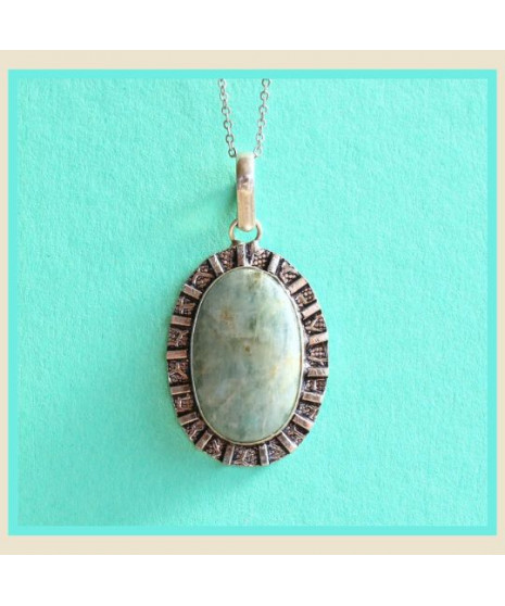 Pendentif en Amazonite