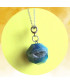 Pendentif Agate boule bleue