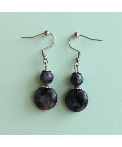 Boucles d'oreilles Labradorite