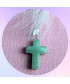 Pendentif petite Croix en Aventurine