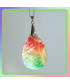 Pendentif Agate Arc En Ciel