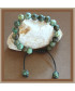 Bracelet coulissant en Turquoise africaine