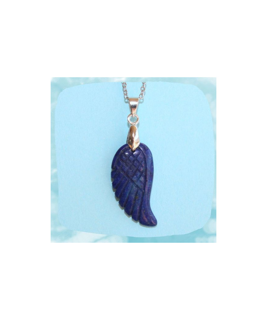Pendentif Aile d'Ange en Lapis Lazuli