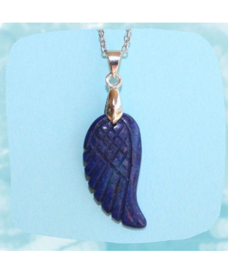 Pendentif Aile d'Ange en Lapis Lazuli