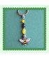 Porte-clefs Abeille en Agate