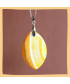 Pendentif Agate jaune