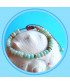 Bracelet coulissant en Amazonite