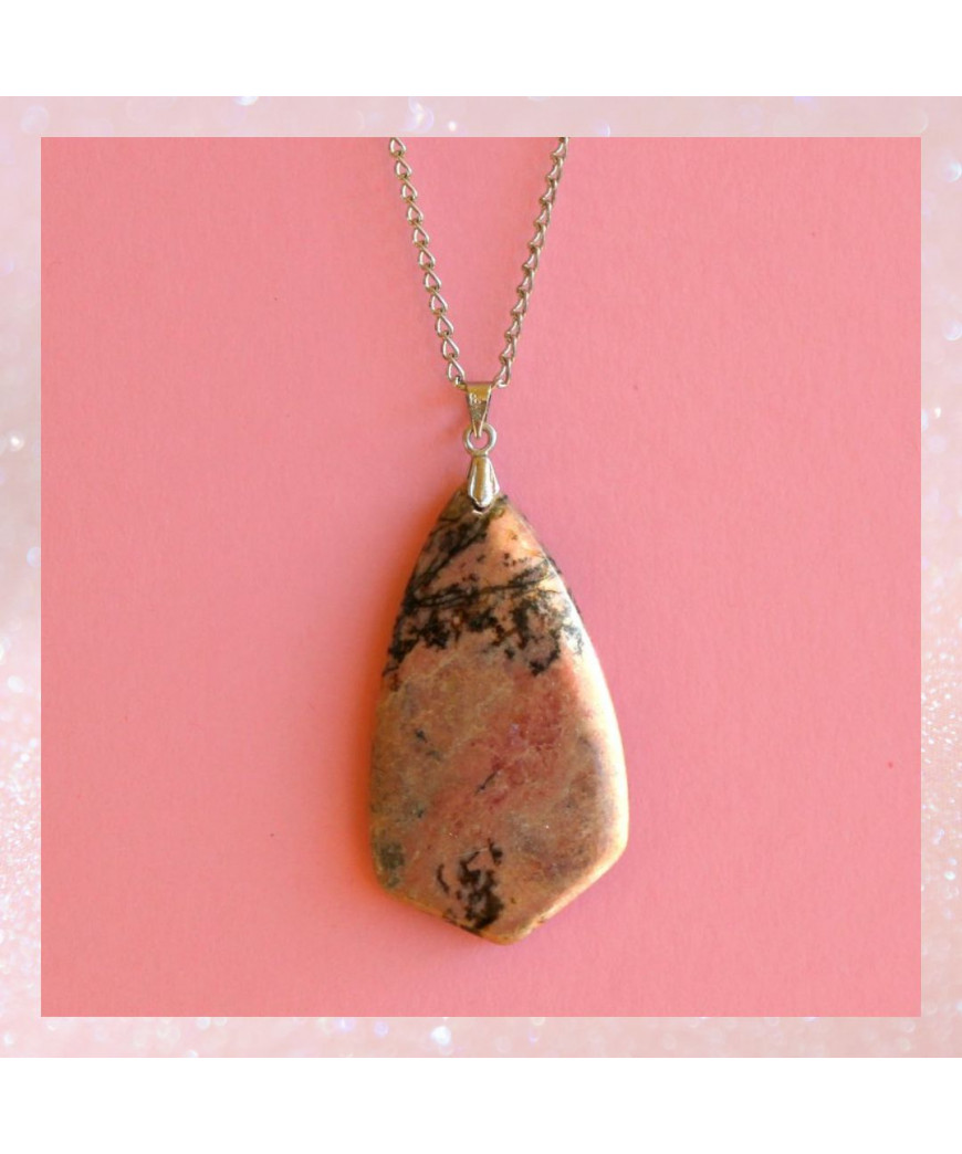 Pendentif en Rhodonite
