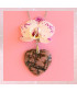Pendentif Cœur en Rhodonite