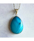 Pendentif Agate bleue