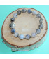 Bracelet Spirale en Agate grise