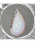 Pendentif Géode d'Agate blanche