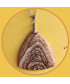 Pendentif triangle en Jaspe paysage